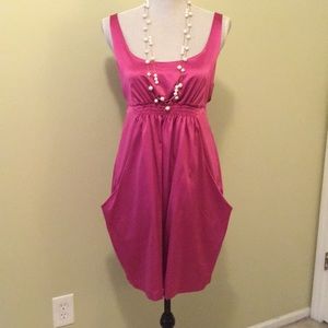 BCBG generation pink satin dress size M